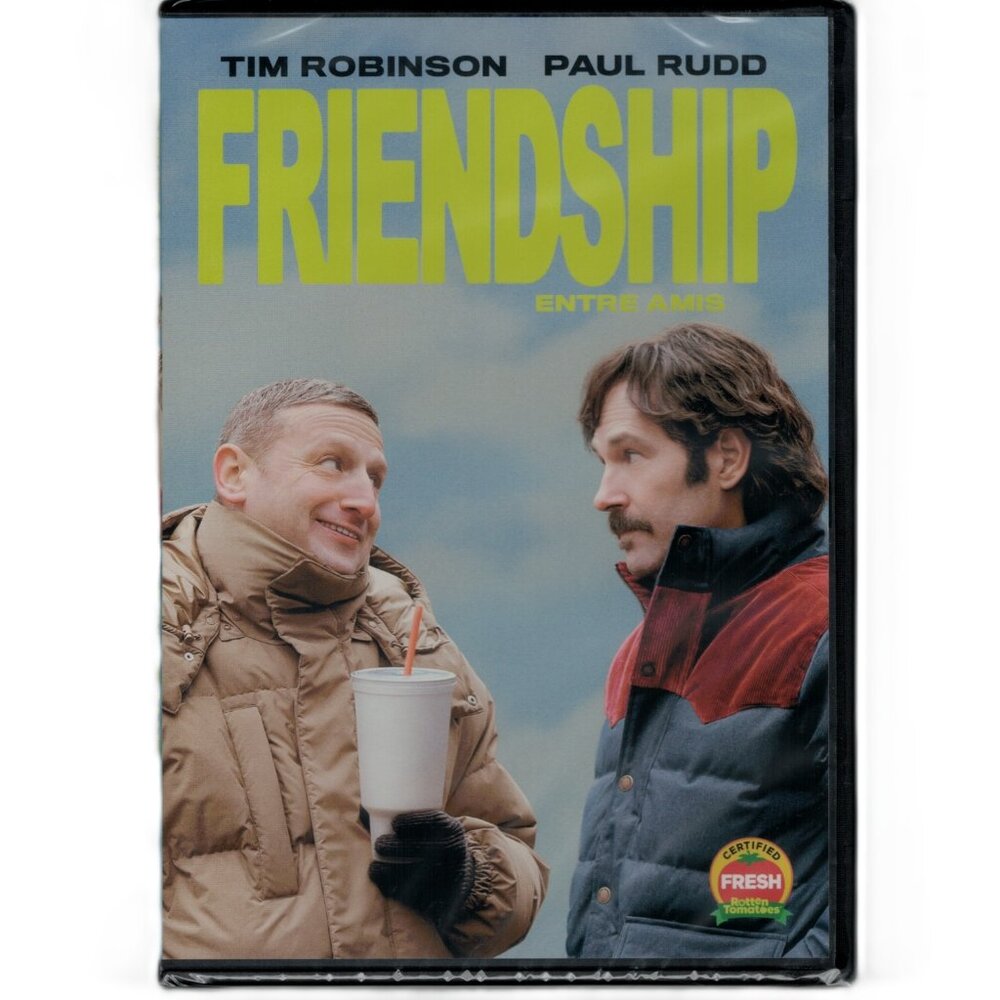 Friendship (DVD) 2024 Tim Robinson, Paul Rudd NEW